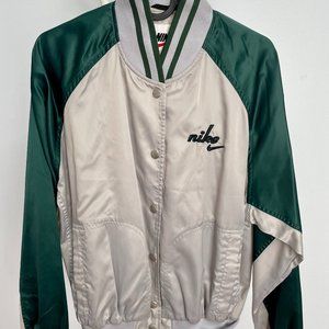 Nike - Sport blouse - Size S - Emerald & grey - GUC